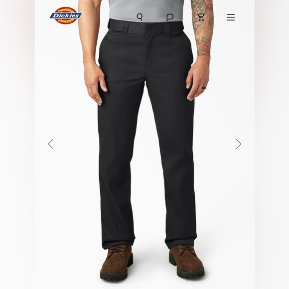 Chopped and Cropped Dickies Navy Blue Trouser Pants 44 Waist - Picture 8 of 8